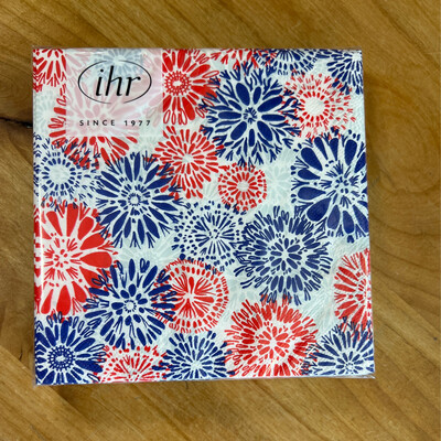 July Flowers Cocktail Napkins