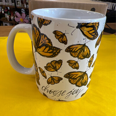Choose Joy Butterfly Mug