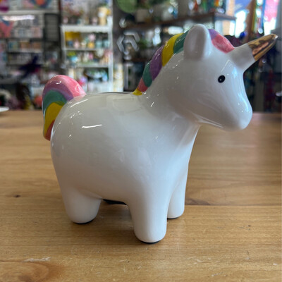 Ceramic Unicorn Bank