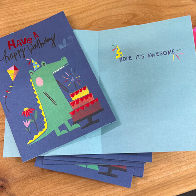 Gator Birthday Card