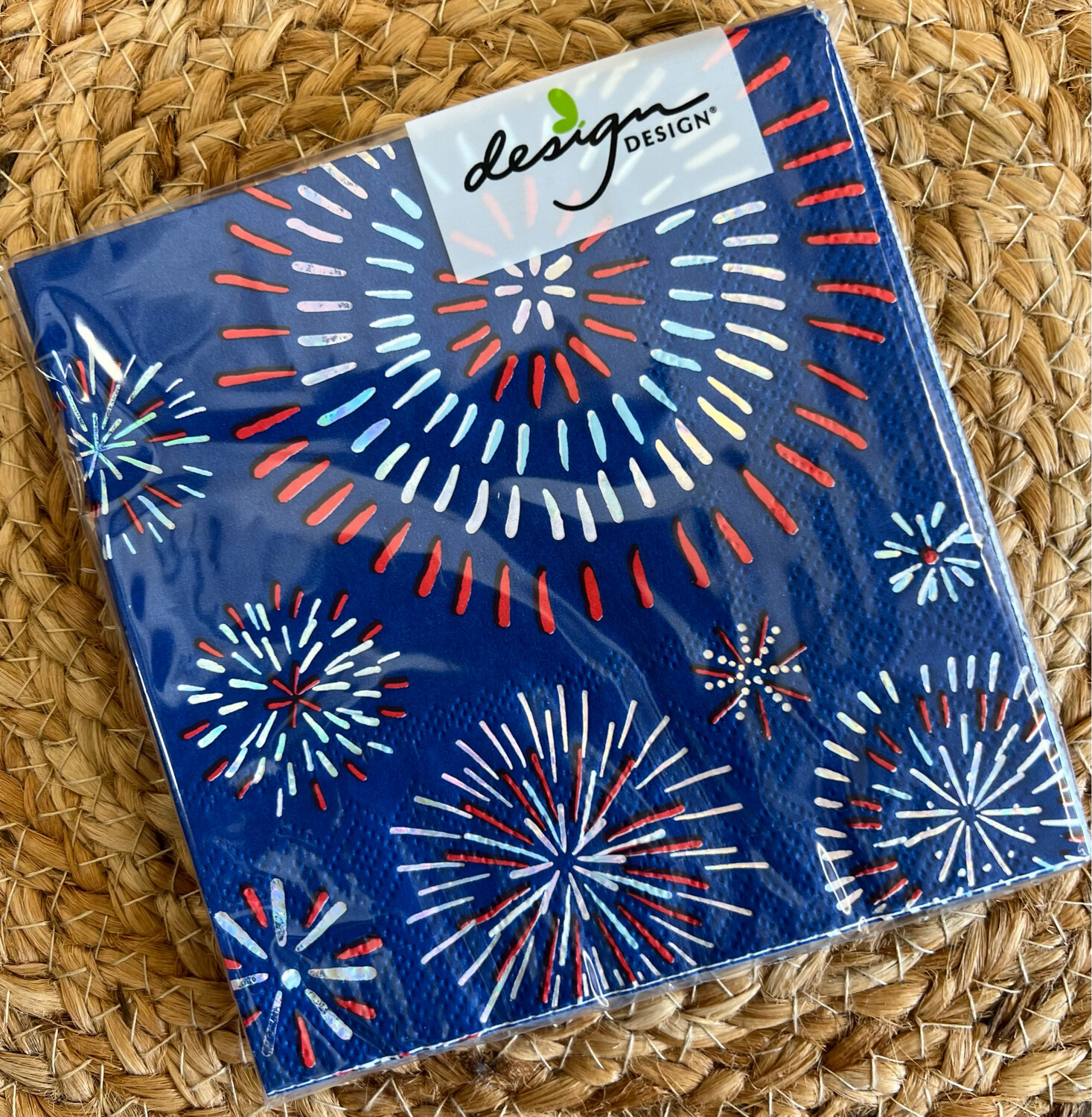 Patriotic Pop Cocktail Napkins