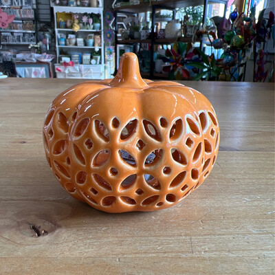 Cutout LED Orange Pumpkin