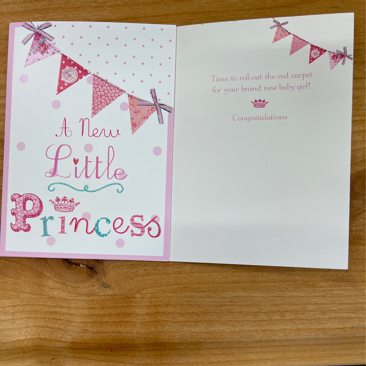 A New Little Princess Baby Card