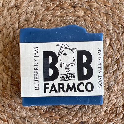B&B Goats Milk Soap-Blueberry Jam