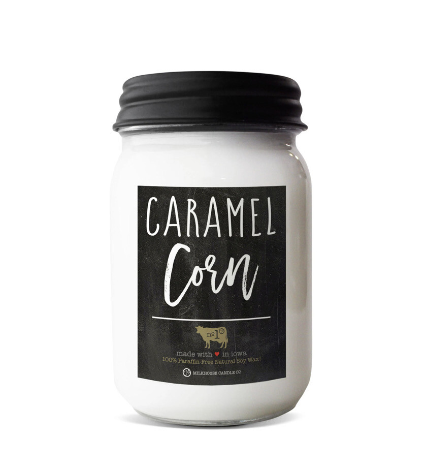 Caramel Corn 13oz Mason Candle