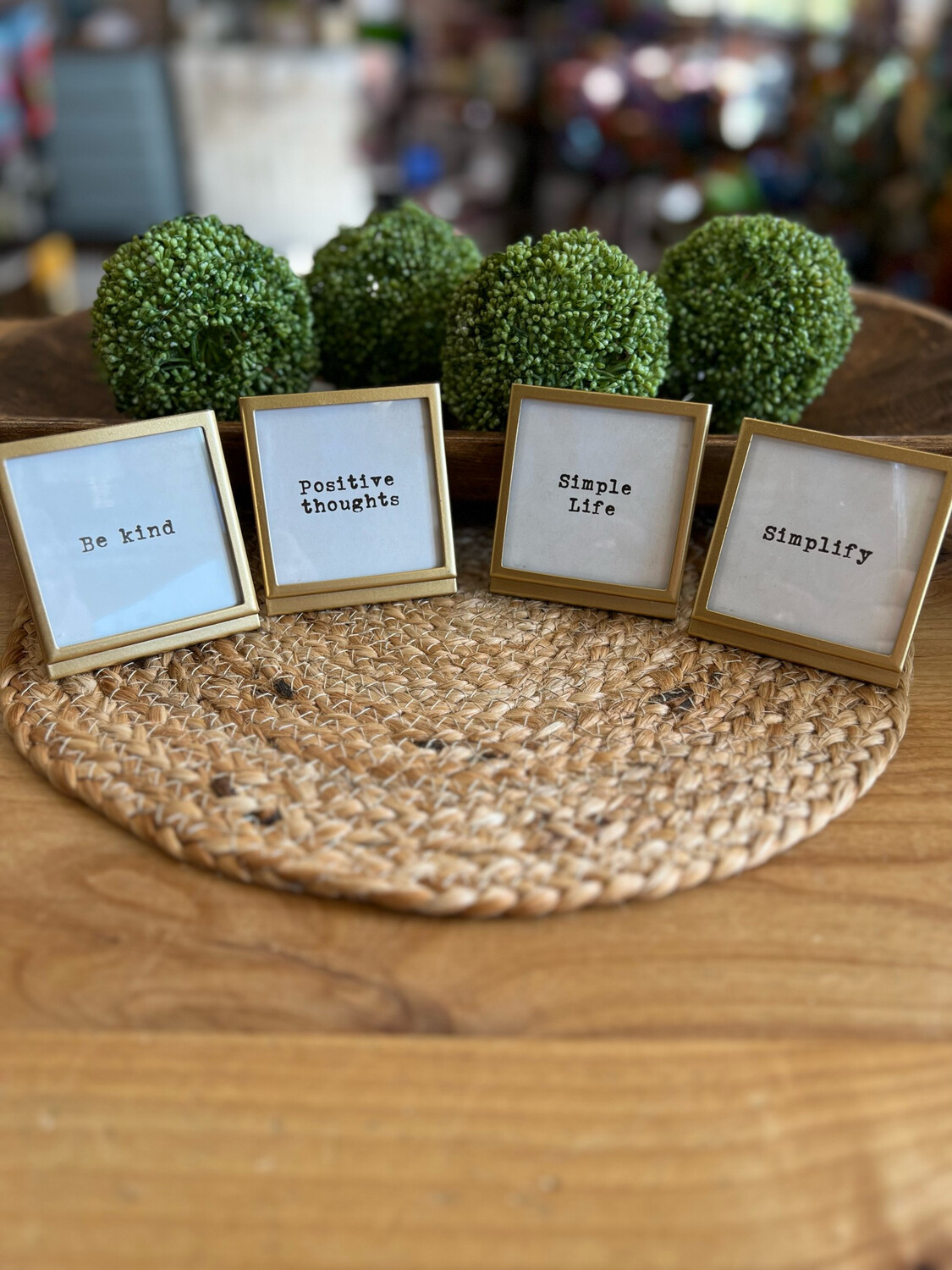 Mini Gold Framed Sayings