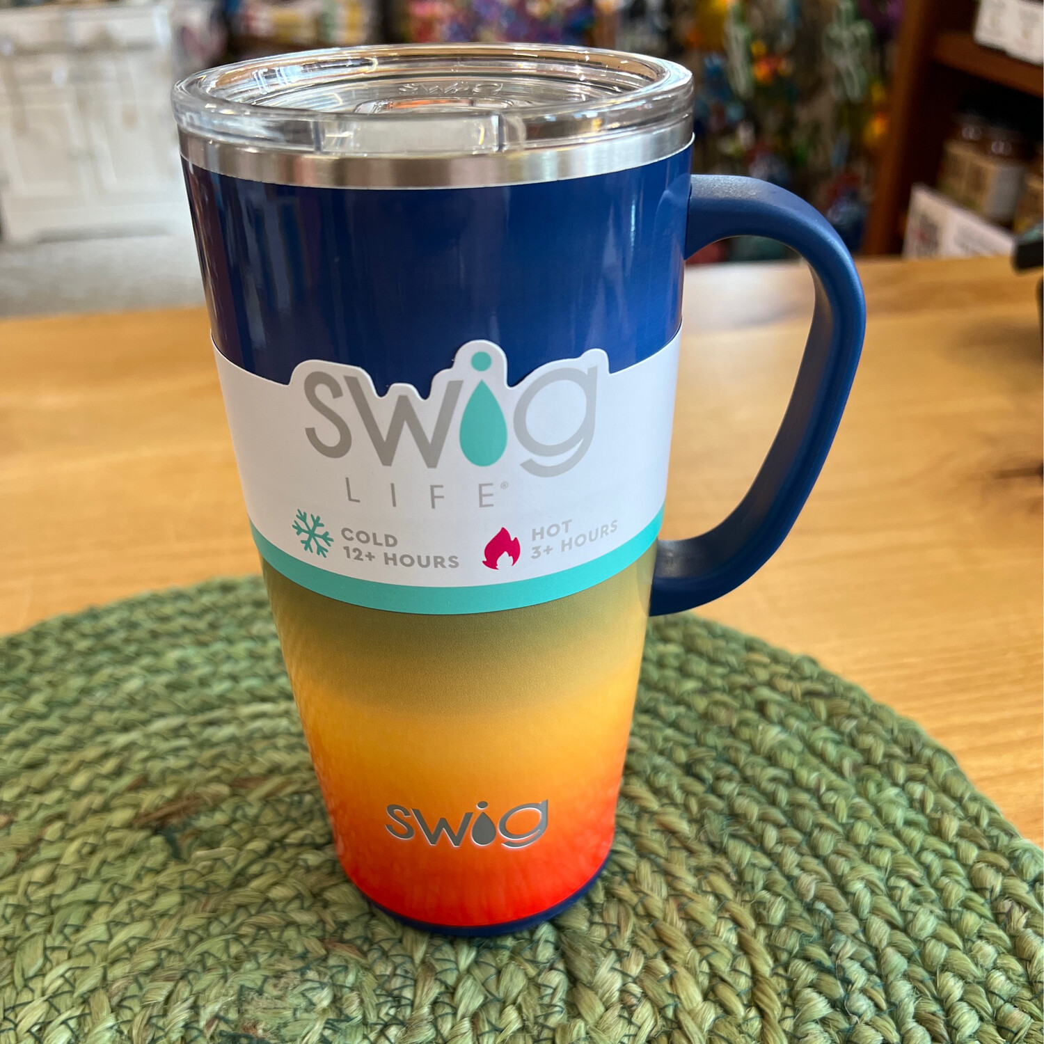 SWIG Retro Rainbow 22oz Tumbler