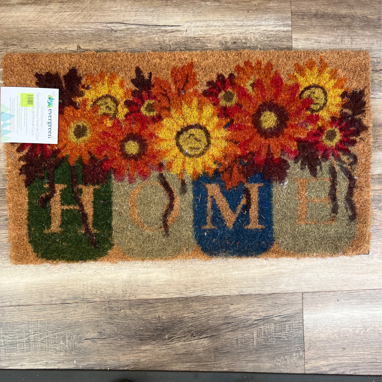 Home Florals Coir Mat Home Florals Coir Mat