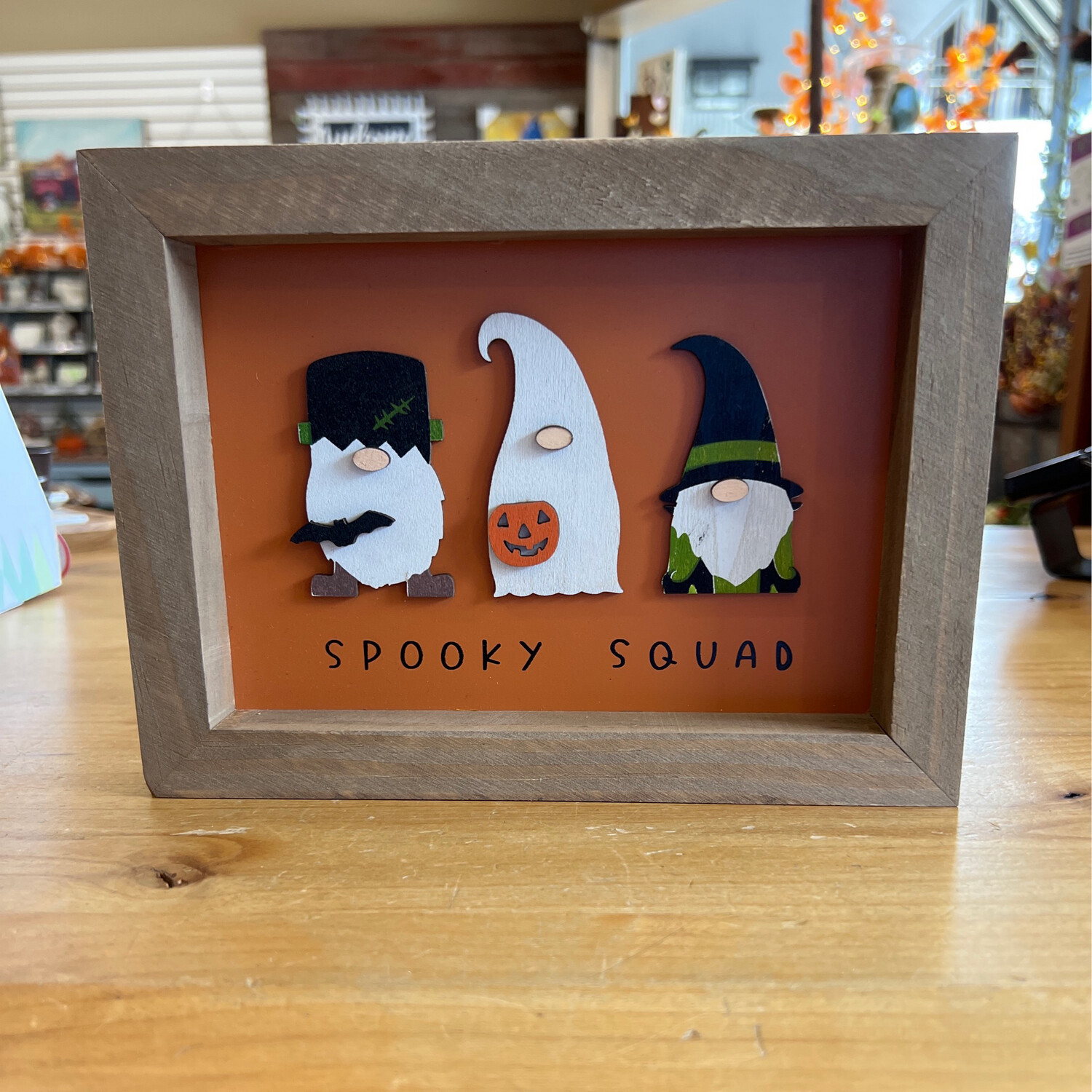 Spooky Squad Framed Sign