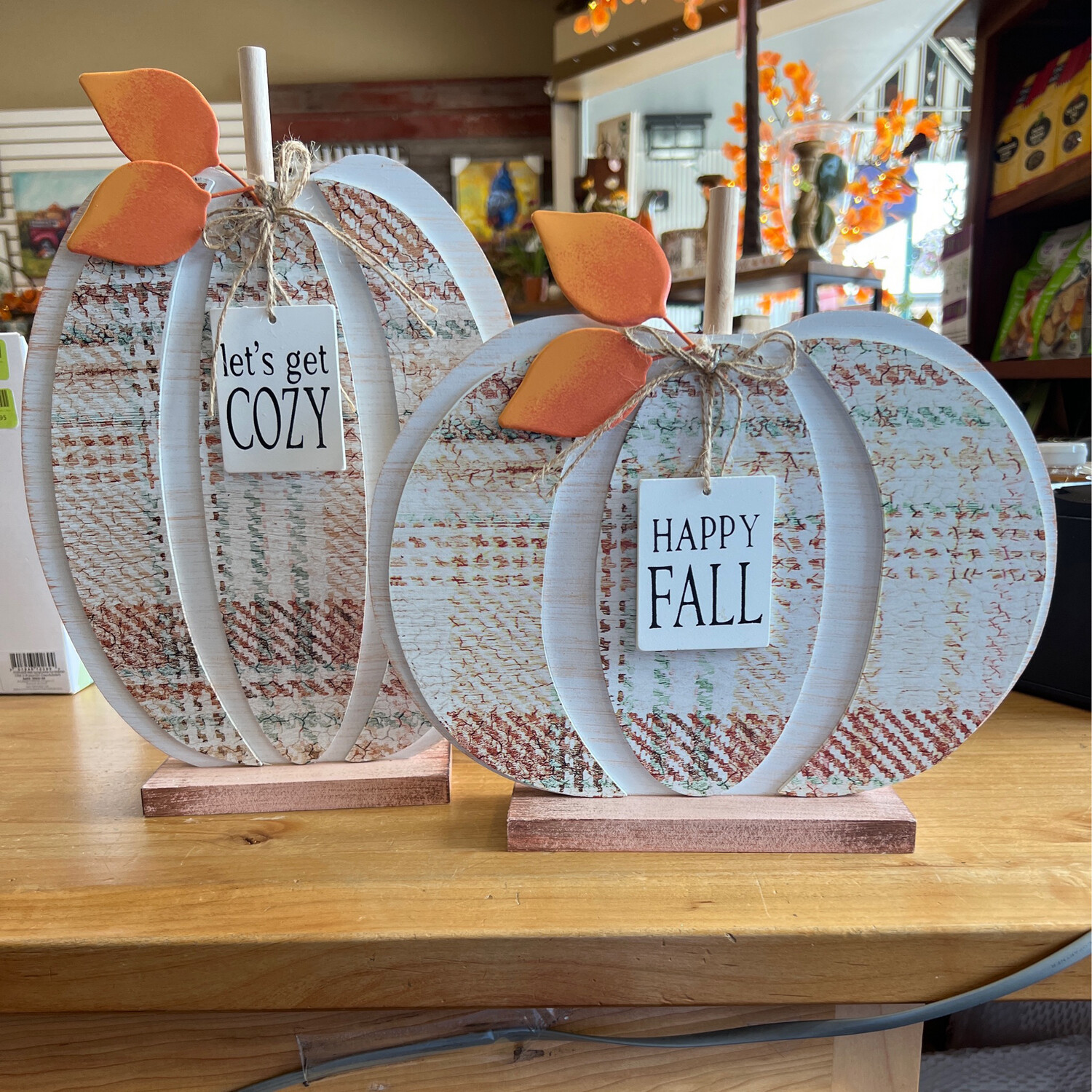 Cozy Pumpkin Standers