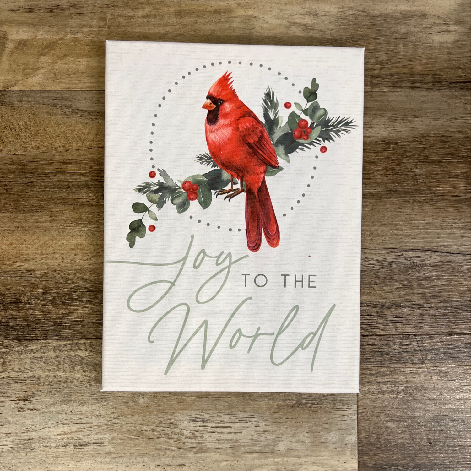 Joy to the World 9x 12 Canvas