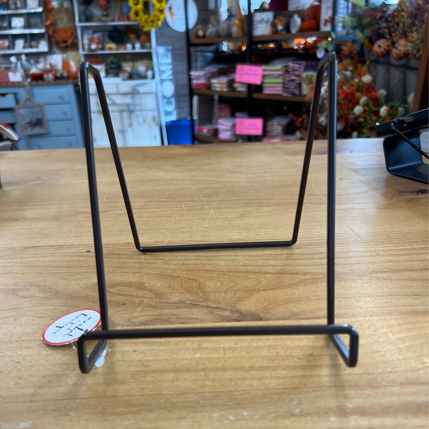 6&quot; Mahogany Metal Easel
