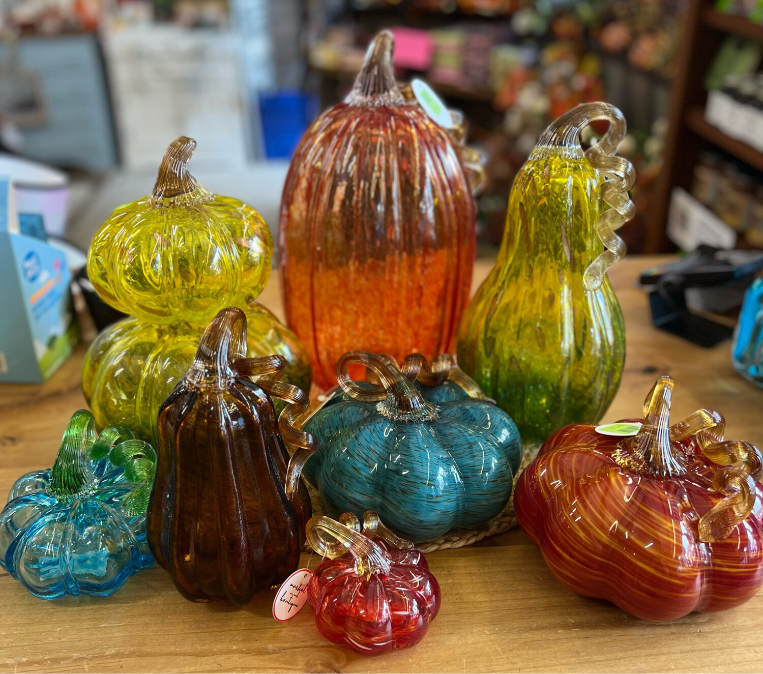 Blown Glass Pumpkins Blown Glass Pumpkins