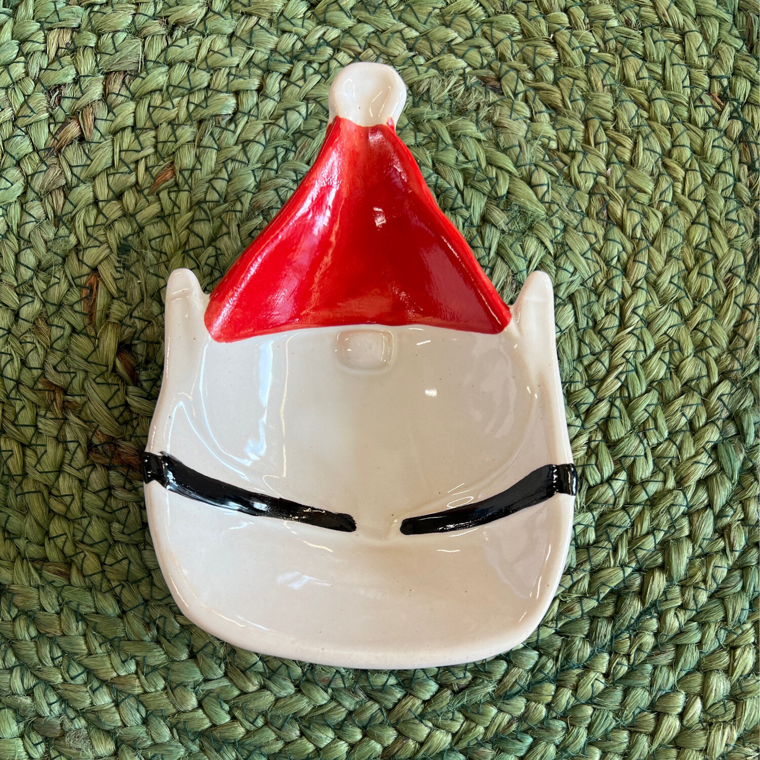 Stoneware Gnome Dish