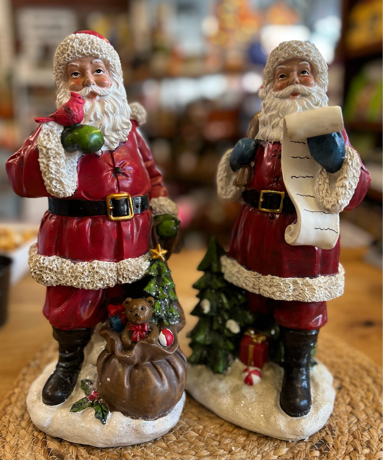 Santa List Figurine