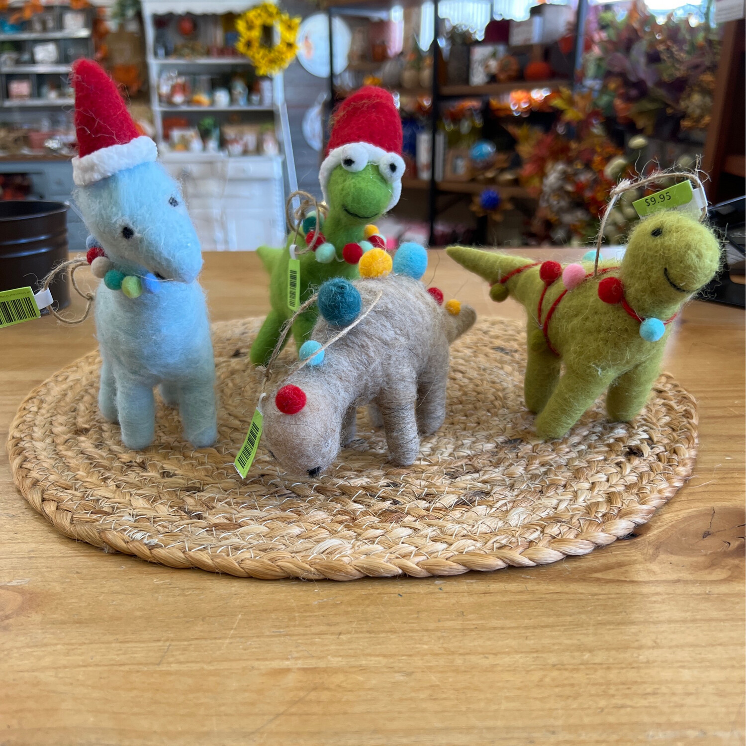 Felt Dinosaur Ornaments