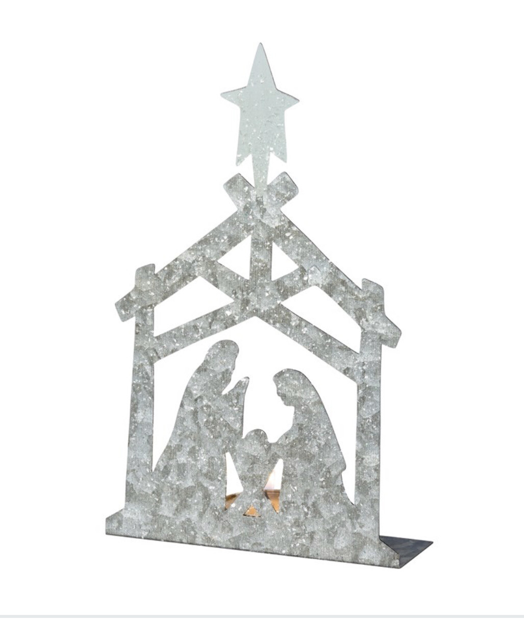 Stand Up Nativity Votive Stand Up Nativity Votive