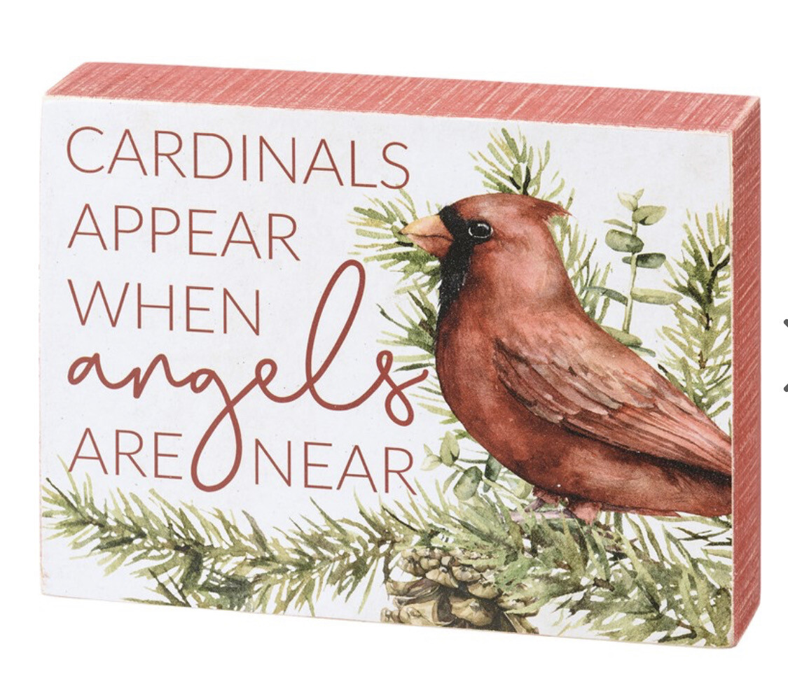 Cardinals Box Sign