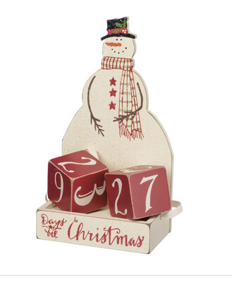 Block Snowman Countdown Block Snowman Countdown