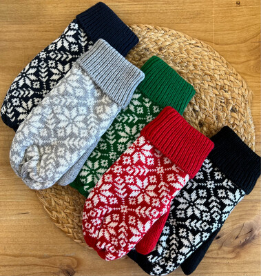 Panache Snowflake Mittens
