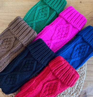 Panache Cable Knit Mittens