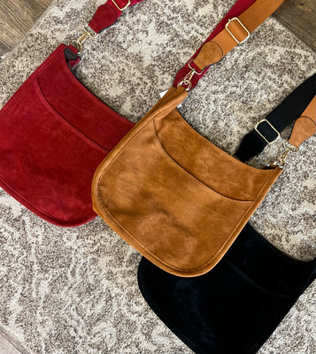 Suede Crossbody Bag Suede Crossbody Bag