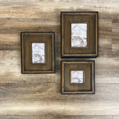 Metal Framed Wood Frames