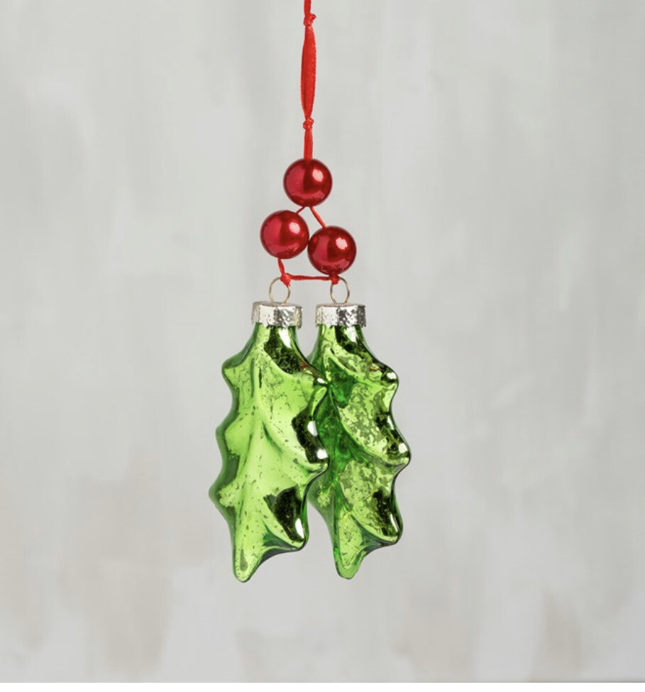 Holly Leaves Ornament