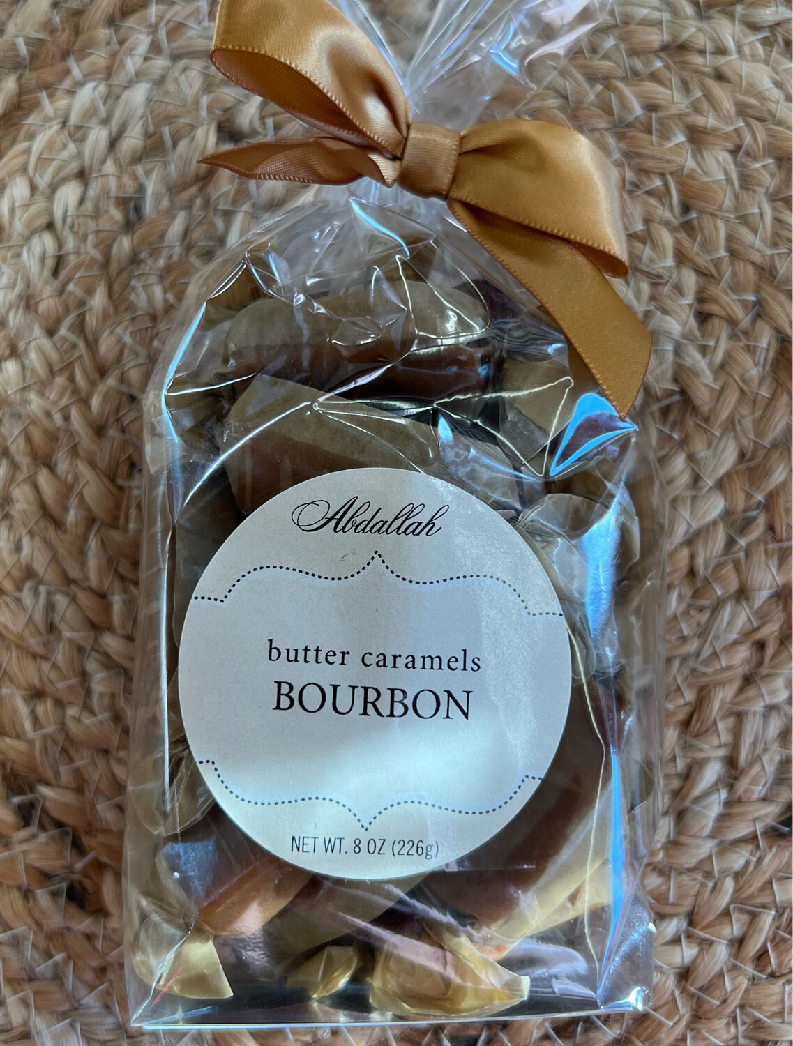 8oz Bourbon Caramels Bag