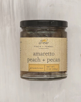 Amaretto Peach Pecan Preserves
