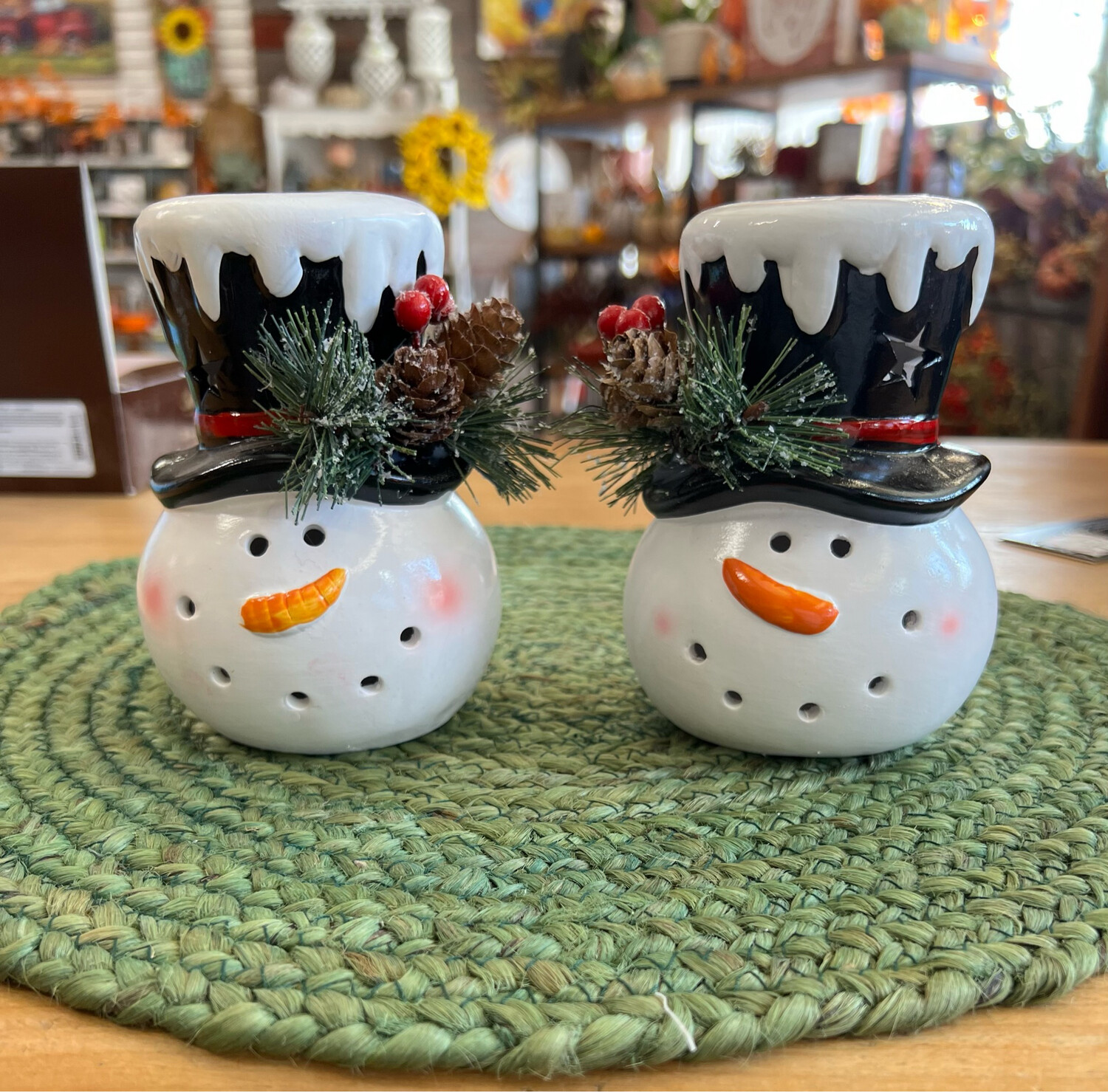 5&quot; LED Snowman Lanterns