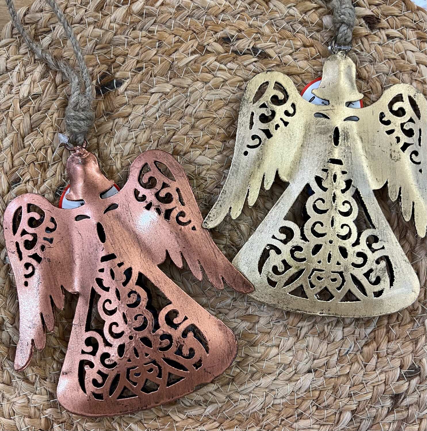 6&quot; Metal Angel Ornaments