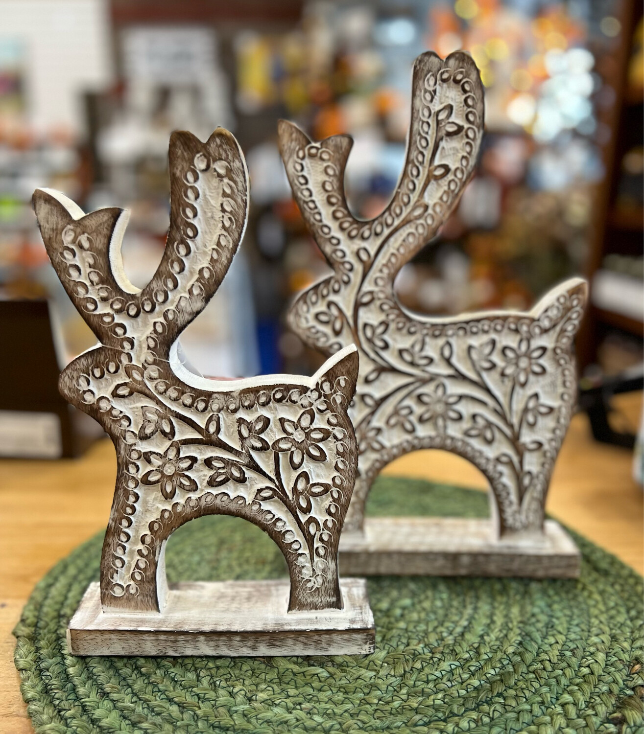 Whitewashed Deer Standers