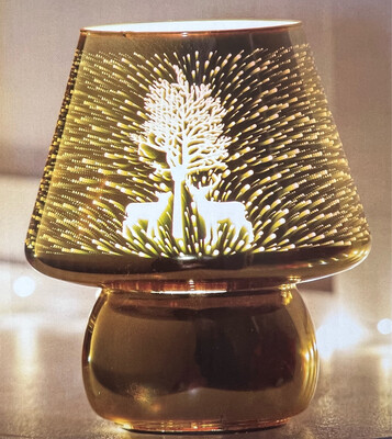 7" LED Glass Table Lamp - Deer 7" LED Glass Table Lamp - Deer