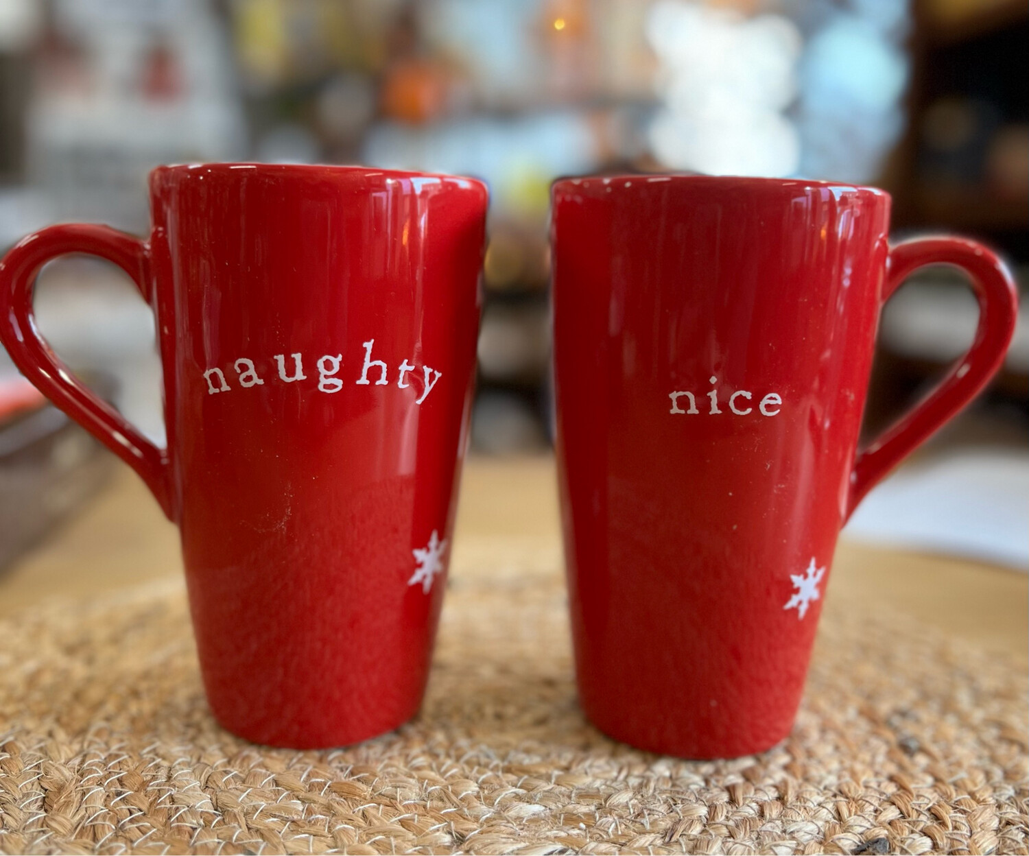 Naughty & Nice Latte Mug Naughty & Nice Latte Mug