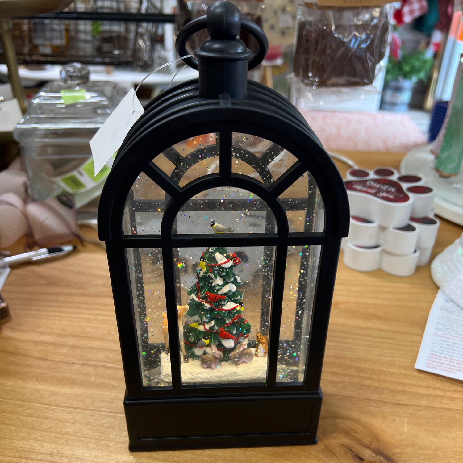 10-1/2&quot; Lighted Greenhouse Lantern