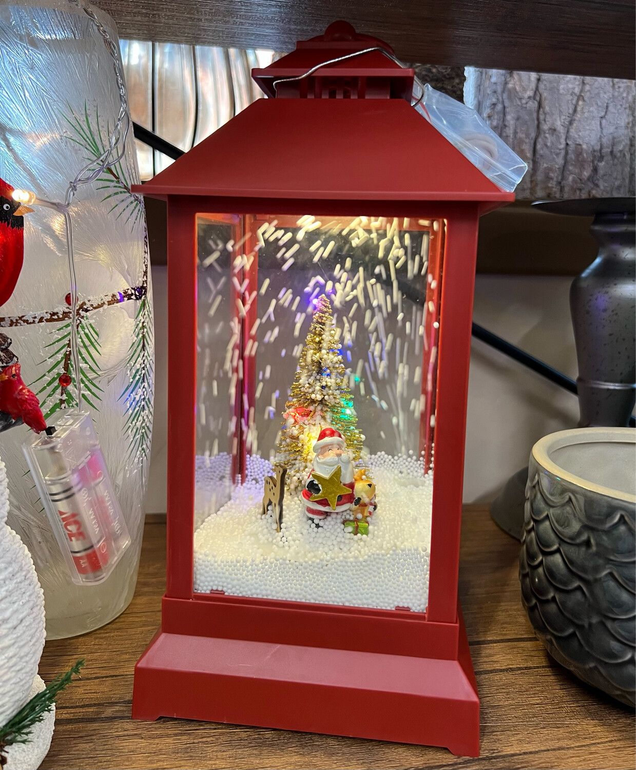 12" LED Rotating Christmas Lantern 12" LED Rotating Christmas Lantern