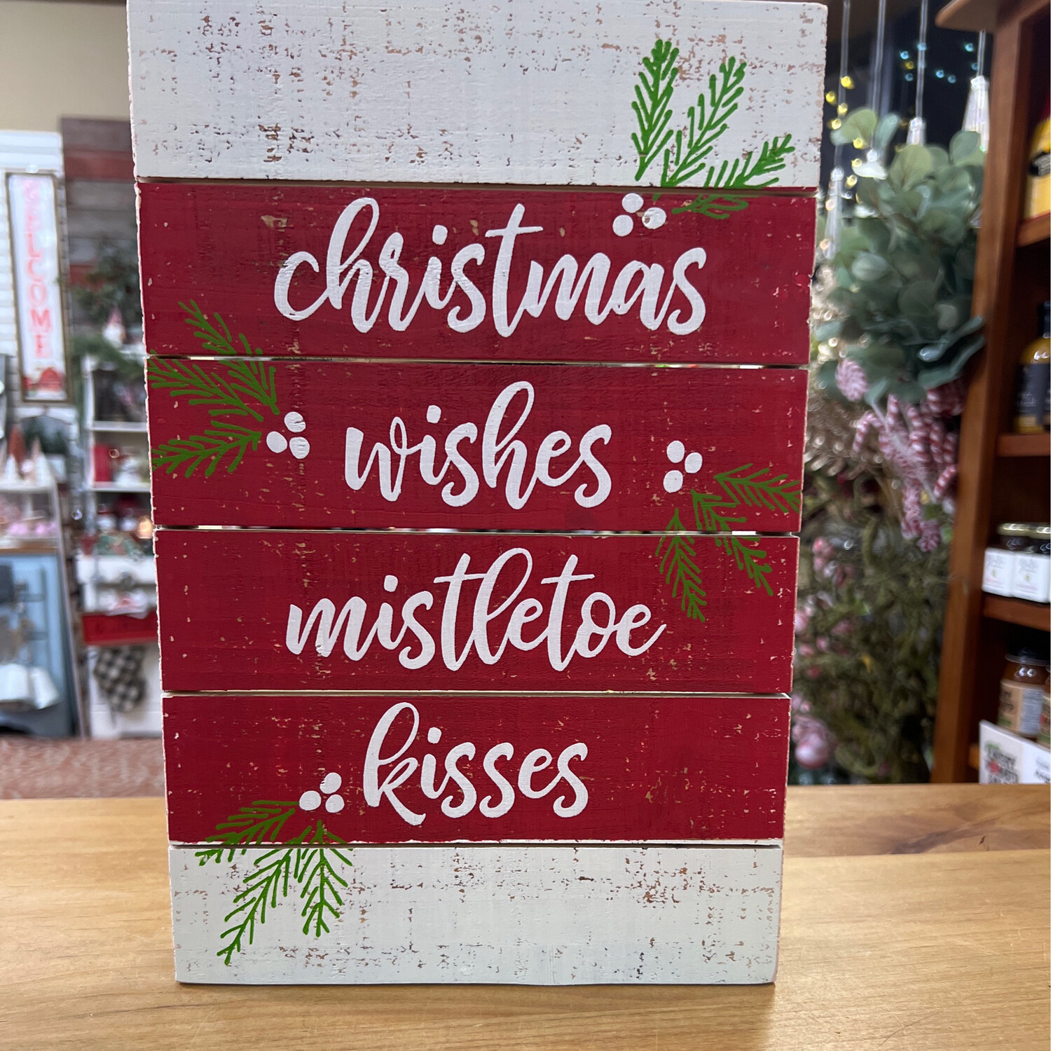 Mistletoe Box Sign