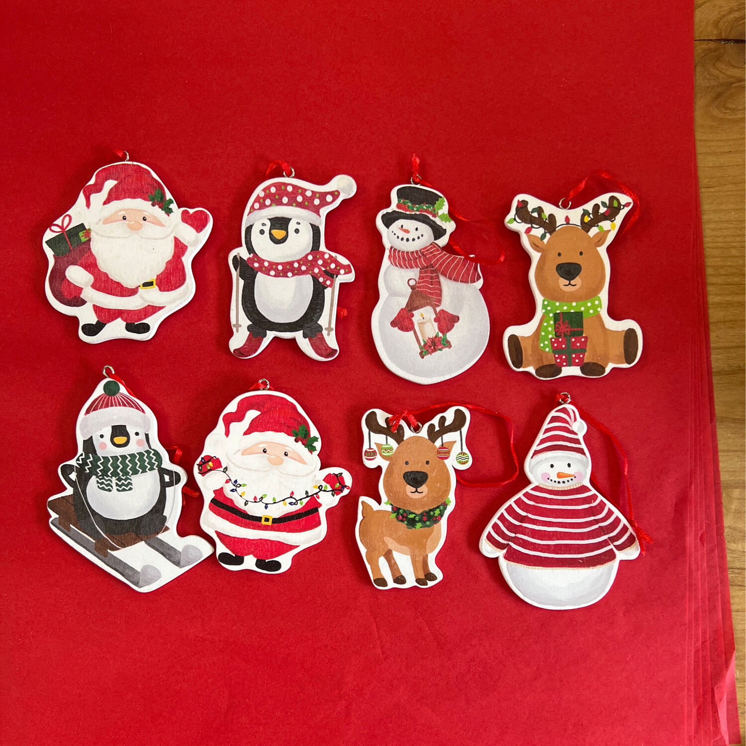 Christmas Wood Ornaments