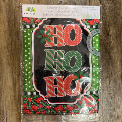 Ho Ho Ho Applique Flag Ho Ho Ho Applique Flag