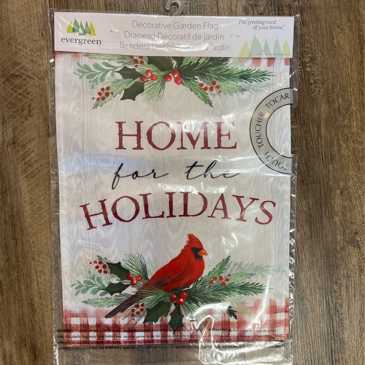 Holiday Cardinal Flag