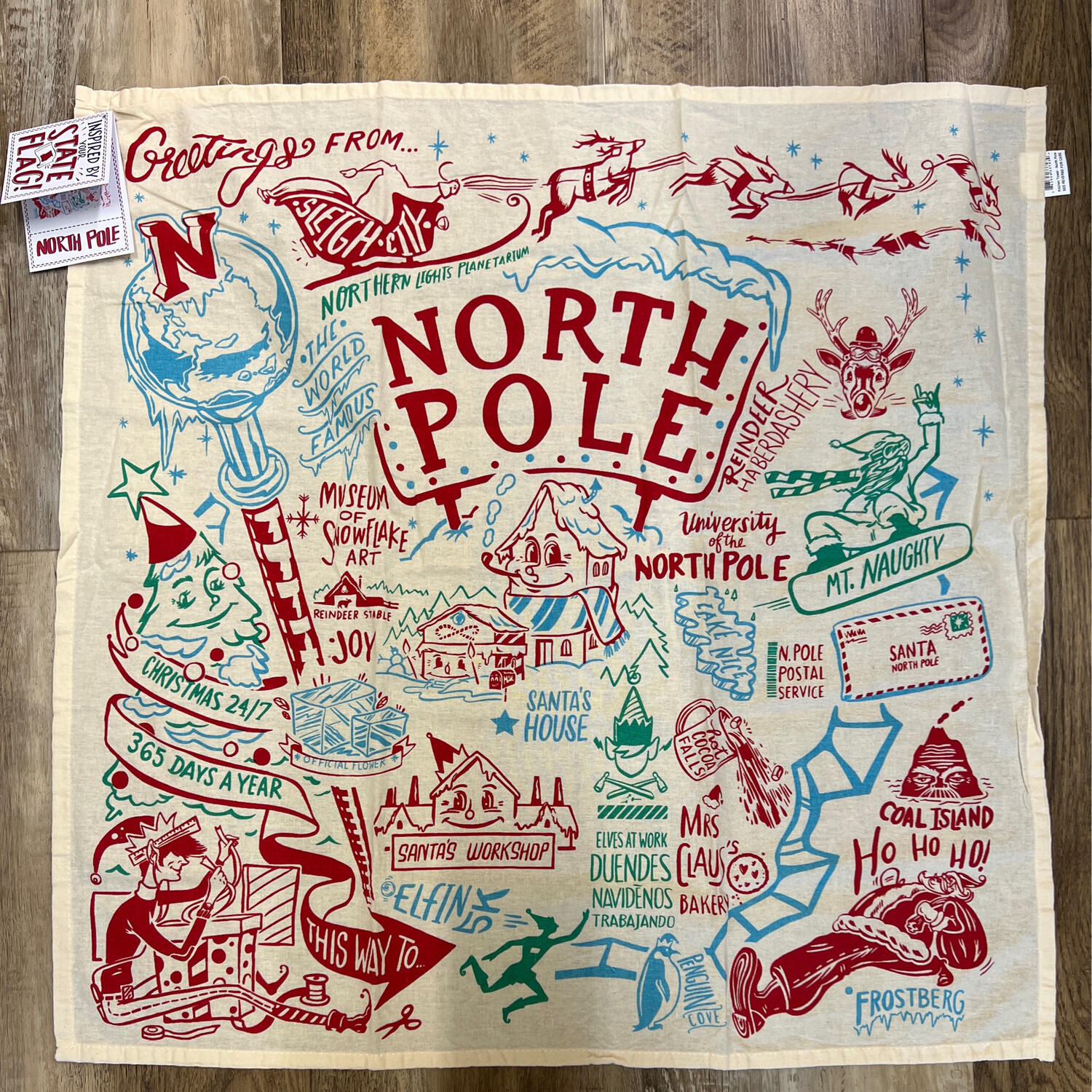 North Pole Kitchen Towel