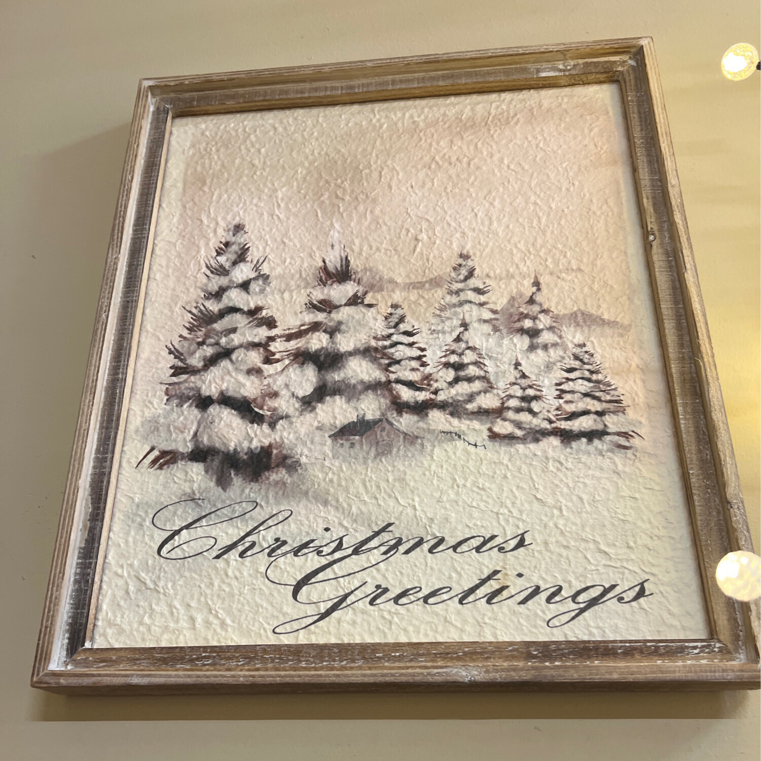 19.5&quot; Framed Christmas Prints