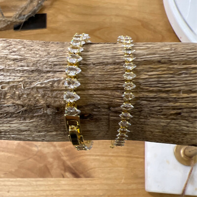 Gold Filled Crystal Bracelets