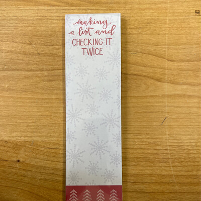 Making A List Notepad Making A List Notepad