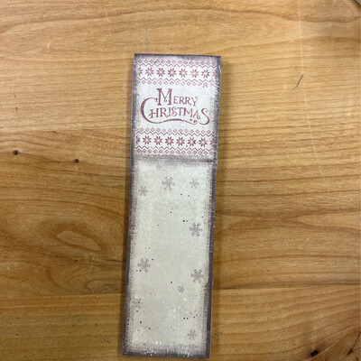 Nordic Christmas List Pad