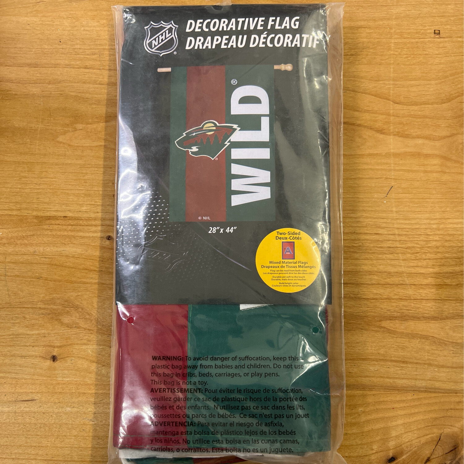 Minnesota Wild 28" x 44" Flag Minnesota Wild 28" x 44" Flag