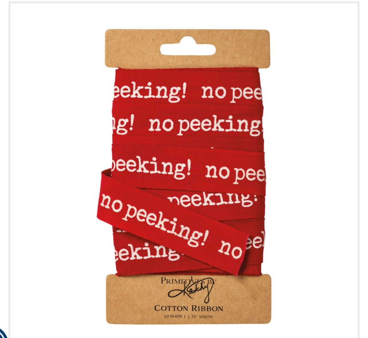 No Peeking Ribbon
