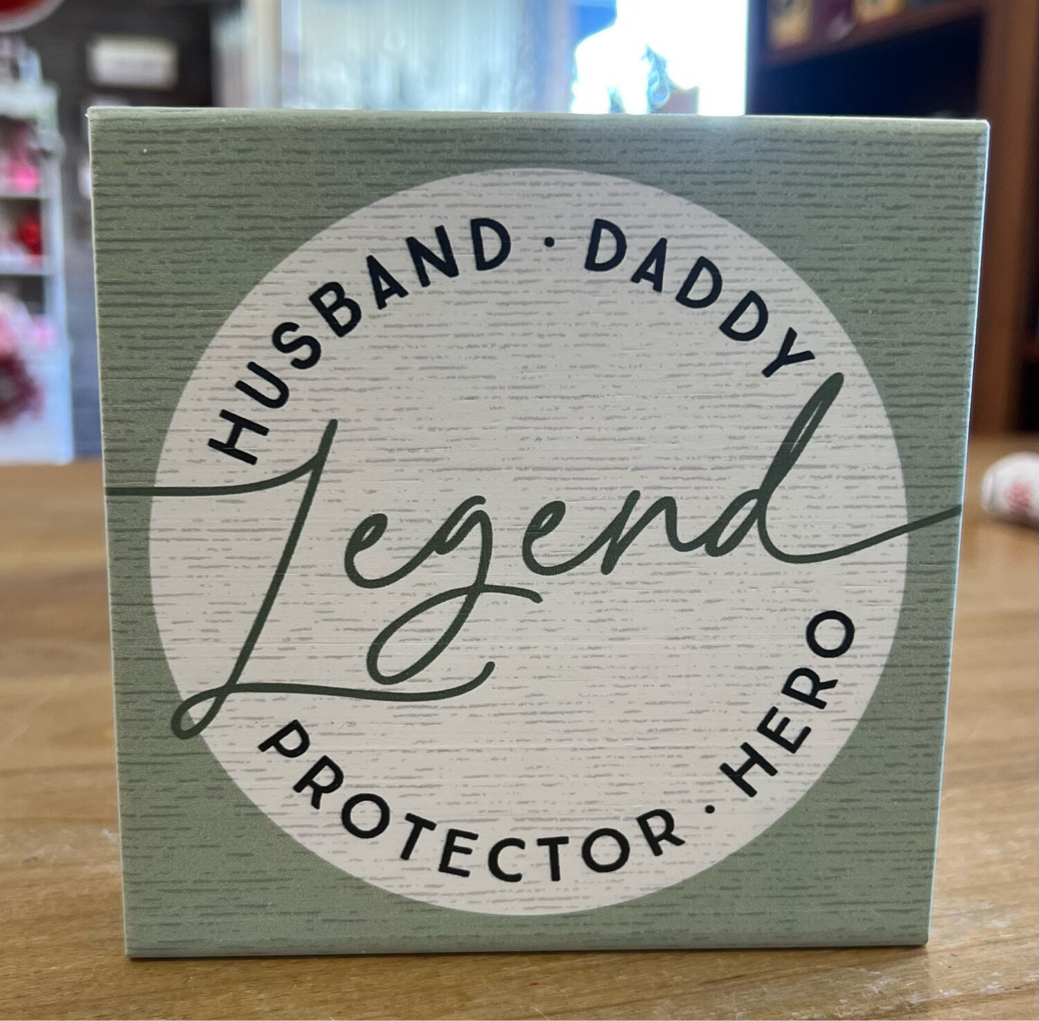 Husband & Daddy Legend Sign
