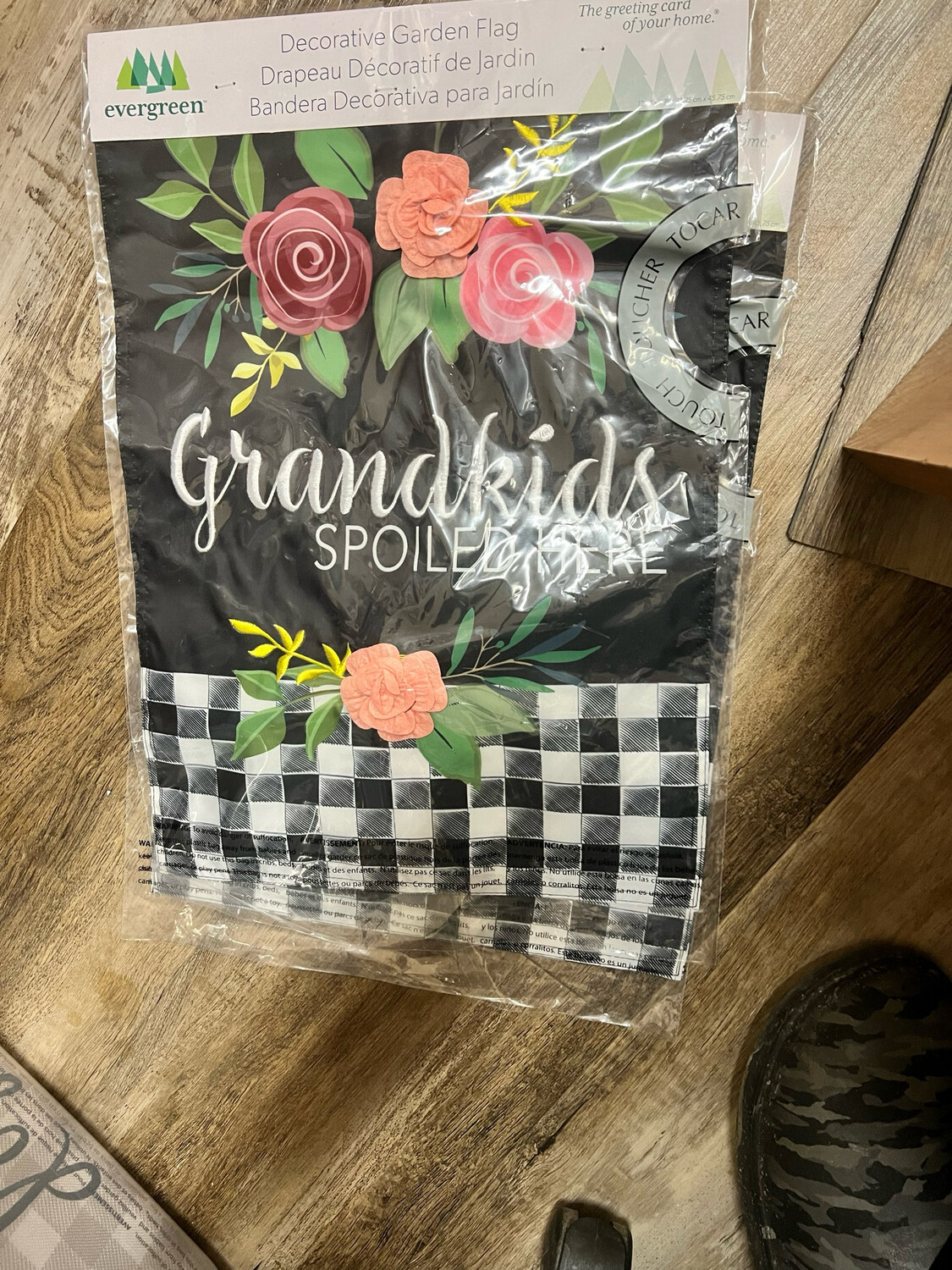 Grandkids Spoiled Here Garden Flag